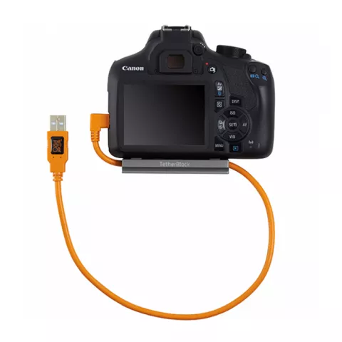 Кабель Tether Tools TetherPro USB 2.0 to Mini-B 5-Pin Right Angle Adapter 50cm Orange [CU51RT02-ORG]