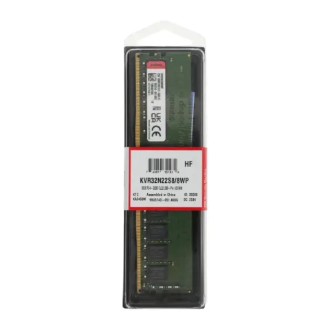 Память оперативная Kingston 8GB DDR4 3200 DIMM CL22 (KVR32N22S8/8WP)