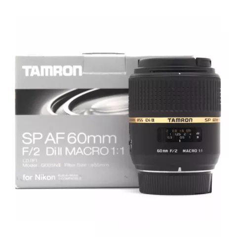 Tamron SP AF 60mm f/2.0 Di II LD Macro (G005) Nikon F (Б/У)