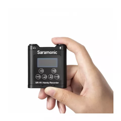 Saramonic SR-R1 ручной мини рекордер с петличным микрофоном