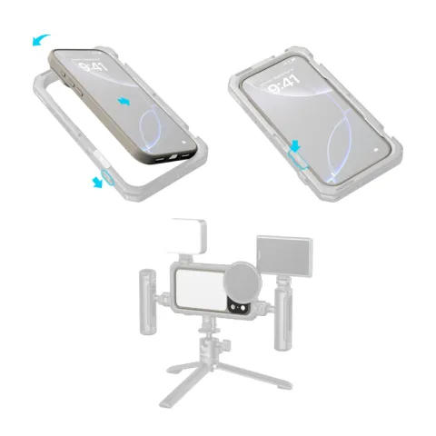 SmallRig 5791 Бампер для смартфона iPhone 17 Pro FilMov Lightweight Photography Case (Gray)