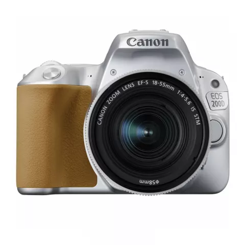 Зеркальный фотоаппарат Canon EOS 200D Kit EF-S 18-55mm f/4-5.6 IS STM серебристый