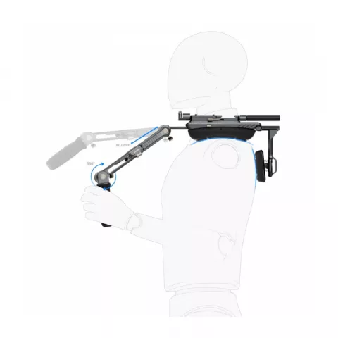 SmallRig 4181 Плечевой упор в сборе SR007 Pro HawkLock