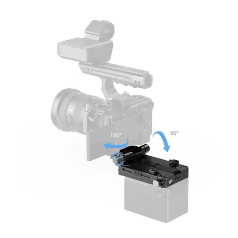 SmallRig 5227 Адаптер крепления аккумулятора V Mount Battery Arca-Swiss QR Plate Kit