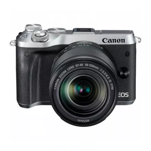 Цифровая фотокамера Canon EOS M6 Kit EF-M 18-150mm f/3.5-6.3 IS STM серебристый