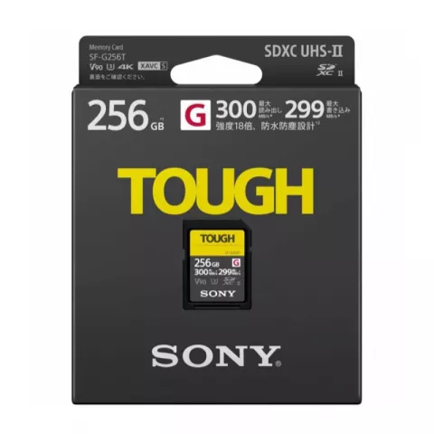 Карта-памяти SDXC 256GB Sony SF-G TOUGH UHS-II U3 V90 299/300 MB/s (SF-G256T)