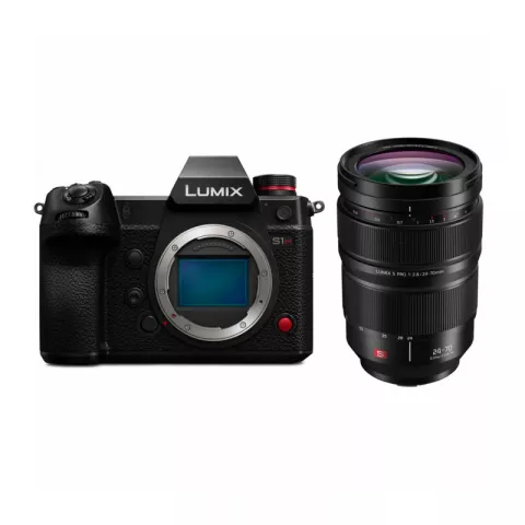 Цифровая фотокамера Panasonic Lumix DC-S1H kit 24-70mm f/2.8 L-Mount