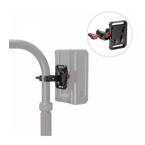 SmallRig 2989 Адаптер крепления аккумулятора Mini V Mount Battery Plate with Crab-Shaped Clamp