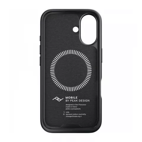 Чехол Peak Design Mobile Everyday Fabric Case iPhone 16 Standard Charcoal (M-MC-BS-CH-1)