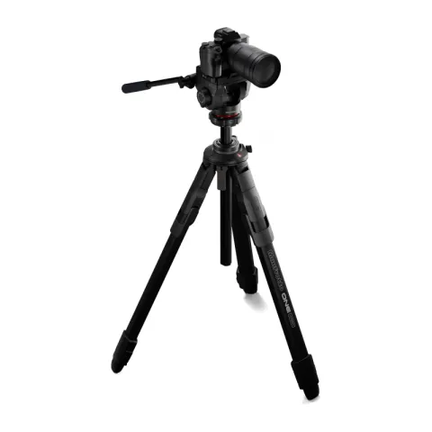 Manfrotto MKONEA-500X штатив алюм. MTONEA + голова MVH500XAH черный