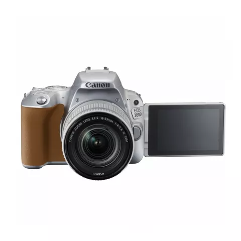Зеркальный фотоаппарат Canon EOS 200D Kit EF-S 18-55mm f/4-5.6 IS STM серебристый