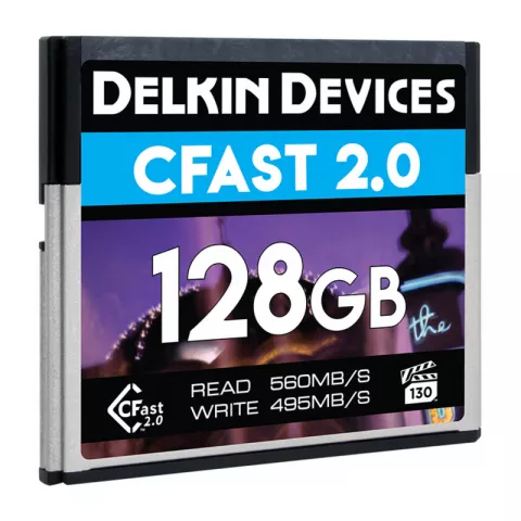 Карта памяти Delkin Devices Premium Cinema CFast 2.0 128GB 560X VPG 130 [DCFSTV128]