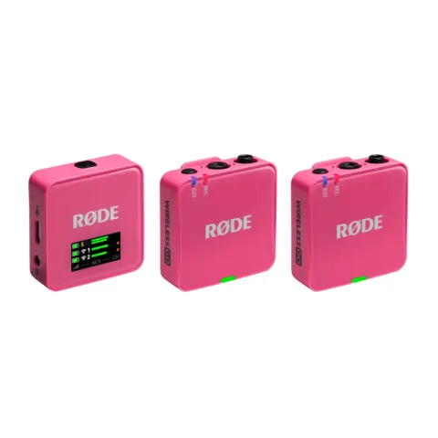 Rode Wireless GO III Pink ультракомпактная двухканальная накамерная беcпроводная система