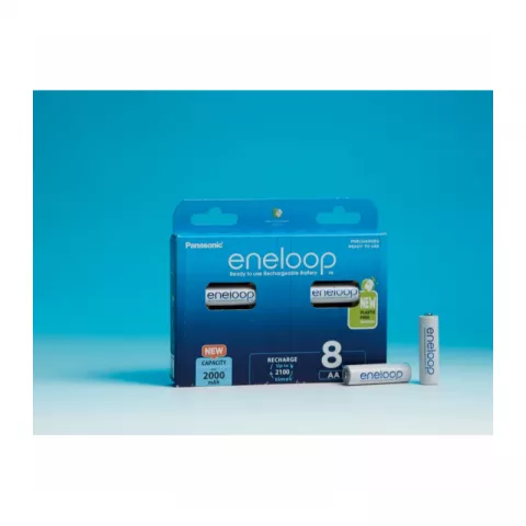 Аккумулятор Panasonic eneloop AA 1900 8BP (BK-3MCDE/8BE)