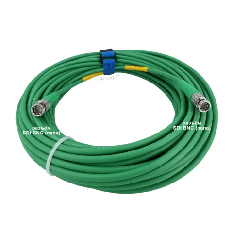 GS-PRO 12G SDI BNC-BNC (mob) (green) 20 метров мобильный/сценический кабель (зелёный)