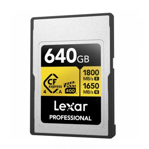 Lexar Professional CFexpress Type A  Gold 640Gb R/W 1800/1650МБ (LCAGOLD640G-RNENG)