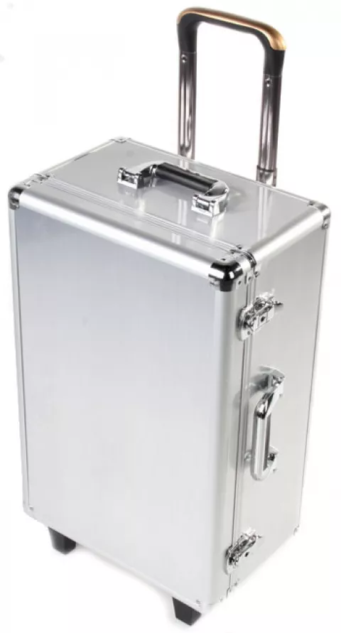 Алюминиевый чемодан для DJI Phantom на колесах (Eva Steelwheel Professional Pure Aluminum Case)