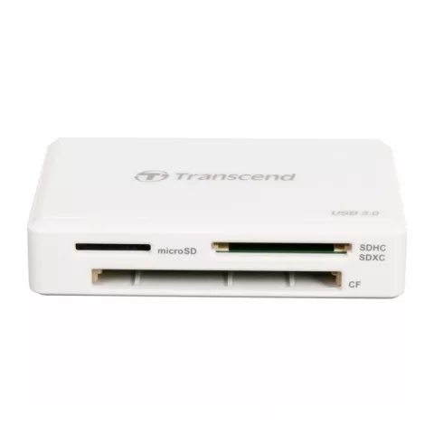 Карт-ридер Transcend Portable Multi-card P8 white (TS-RDF8W2)