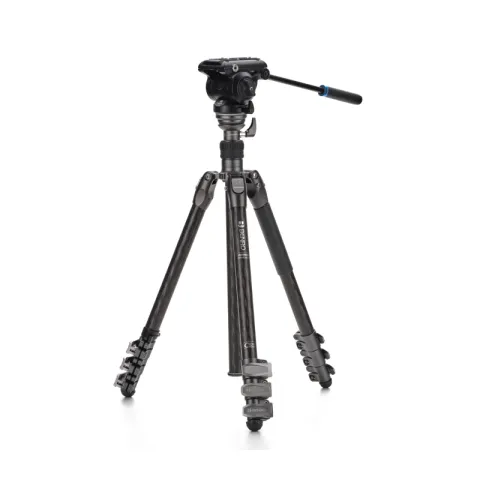 Benro FRHN24CFS4PRO штатив Rhino с видеоголовой/ трансформер в монопод/карбоновый с клипсами
