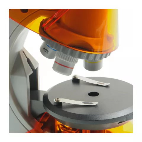 Микроскоп Микромед  Атом 40x-640x (апельсин)