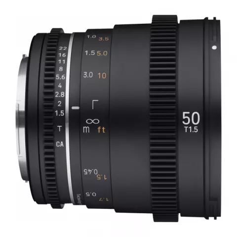 Samyang 50mm T1.5 VDSLR MK2 для Canon EF