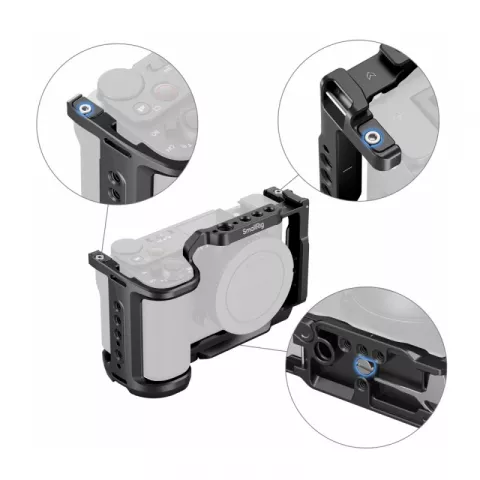 SmallRig 4867 Комплект для цифровой камеры ZV-E10 II, клетка и фиксатор кабеля