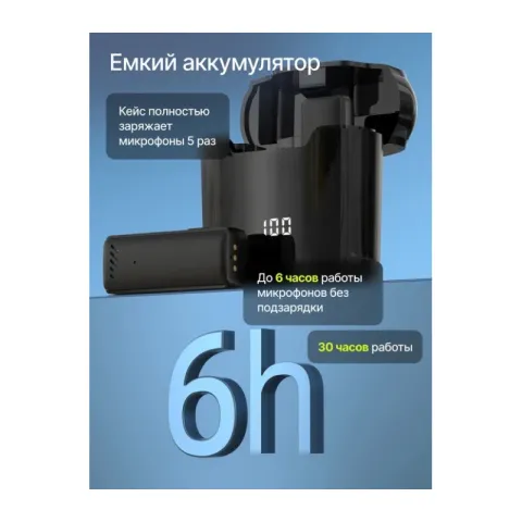 Микрофон Raylab RL-WM13 беспроводной петличный для Lightning