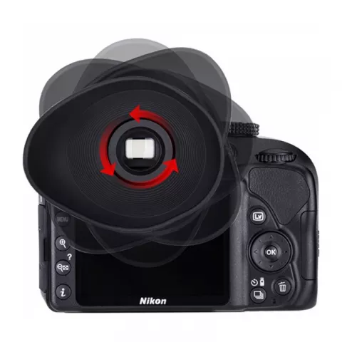 JJC Наглазник овальный для носящих очки (EOS 5D Mark IV,1D X Mark III,7D Mark II)