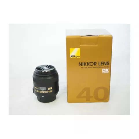  Nikon AF-S 40mm f/2.8G DX MicroNikkor (Б/У)