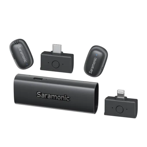 Saramonic Air SE-02 Радиосистема 2,4 ГГц 2 приемника + 2 передатчика, разъемы Type-C и Lightning