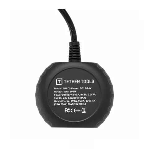 Адаптер Tether Tools ONsite D-Tap to USB-C PD Adapter для бесперебойного питания [SDAC14]
