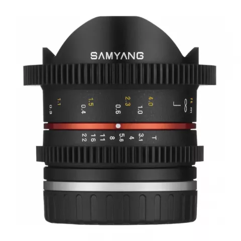 Объектив Samyang 8mm T3.1 Fisheye CINE Sony E
