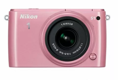 Цифровая фотокамера Nikon 1 S1 Kit 11-27,5 мм f/3.5-5.6 VR Pink
