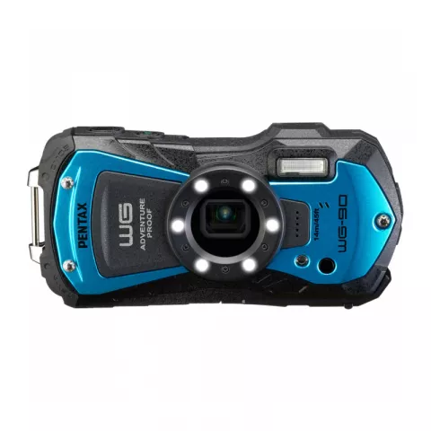 Компактный фотоаппарат PENTAX WG-90 синий