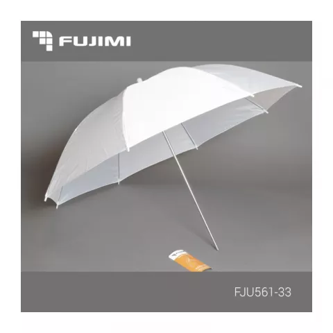 Fujimi FJU561-43 Зонт фотографический белый на просвет, белый, 109 см