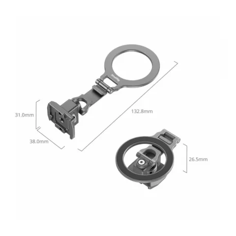 SmallRig 5339 Магнитный держатель смартфона Arca-Standard Phone Support with Cold Shoe  (MagSafe)