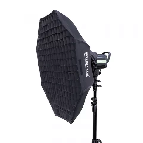 Складной круглый отражатель Phottix Luna Beauty с сеткой (70см, белый) (82752)