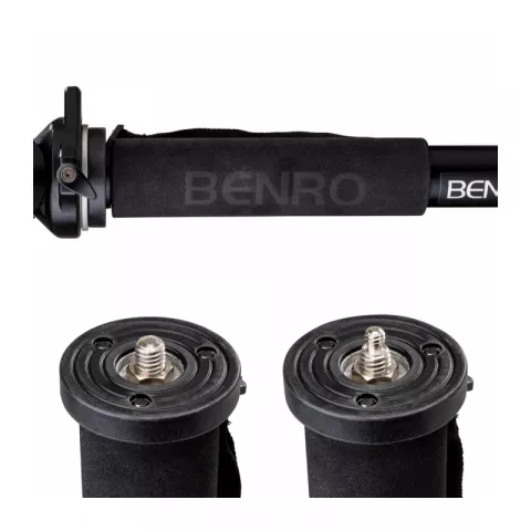 Benro A48FDS4PRO видеомонопод с головой серии 4/4 секционный/зажимы - клипсы/алюминиевый