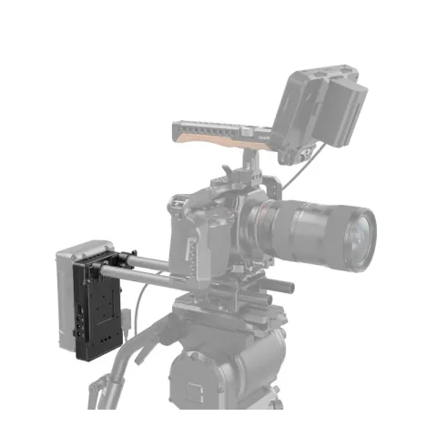 SmallRig 3203B Адаптер крепления аккумулятора V Mount Battery Adapter Plate with Dual 15mm Rod Clamp