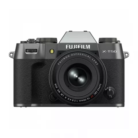 Fujifilm X-T50 Kit XF 16-50mm F2.8-4.8 R LM WR Charcoal Silver