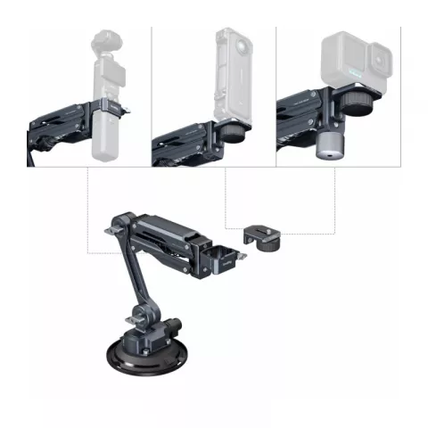 SmallRig 5123 Держатель с присоской для экшен-камер Mini Shock Absorber Arm