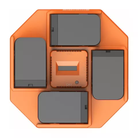 SmallRig 4834 Зарядное устройство с литий-ионными аккумуляторами NP-F970 (4 шт.)