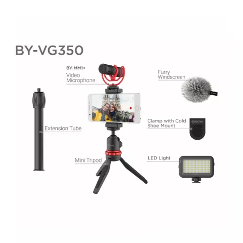 Boya BY-VG350 Универсальный видео-набор для смартфона