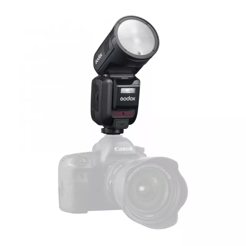 Вспышка накамерная Godox V100F TTL с круглой головкой для Fujifilm