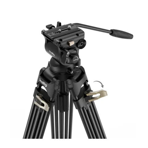 SmallRig 4686 штатив AD-01S с видеоголовой/алюминиевый Heavy-Duty Fluid Head Tripod