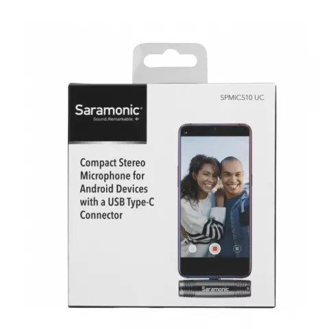 Микрофон Saramonic SPMIC510UC Plug & Play для устройств Android, разъем 3,5мм