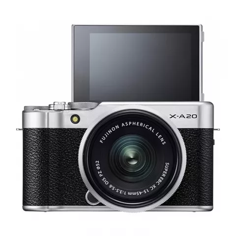 Цифровая фотокамера Fujifilm X-A20 Kit XC 15-45mm Silver