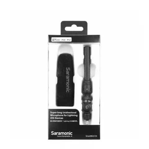 Saramonic SmartMic5 Di микрофон мини-пушка для смартфонов iPhone (вход Lightning)