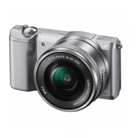 Цифровая фотокамера Sony Alpha A5000 Kit 16-50mm f/3.5-5.6 E OSS серебристый