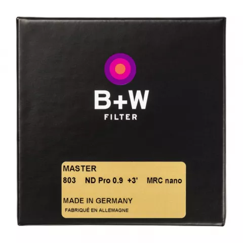 B+W MASTER 803 ND MRC nano 77mm нейтрально-серый фильтр плотности 0.9 для объектива (1101564)